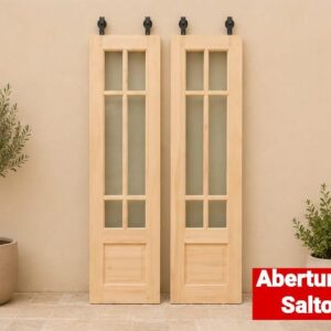 PUERTA GRANERO COLGANTE VIDRIADA