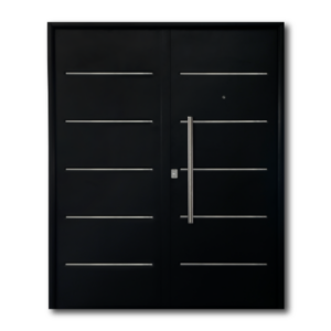 SUR METAL PUERTA DOBLE HOJA CAPRI 300H CON BARRAL CIEGA