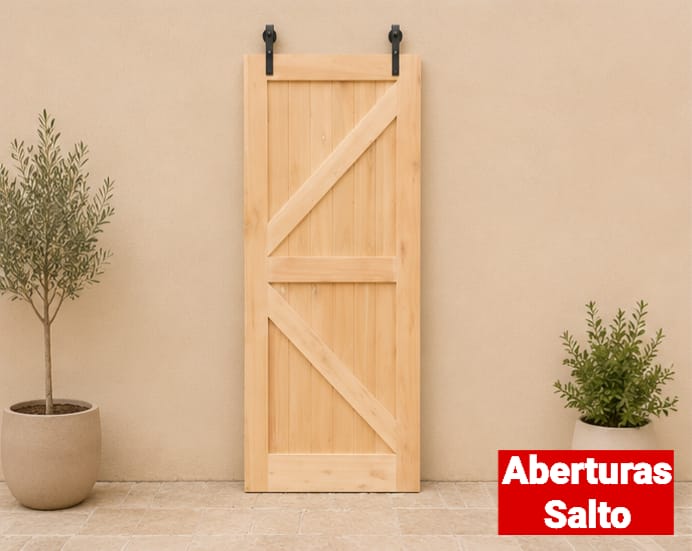 foto puerta machimbrada granero