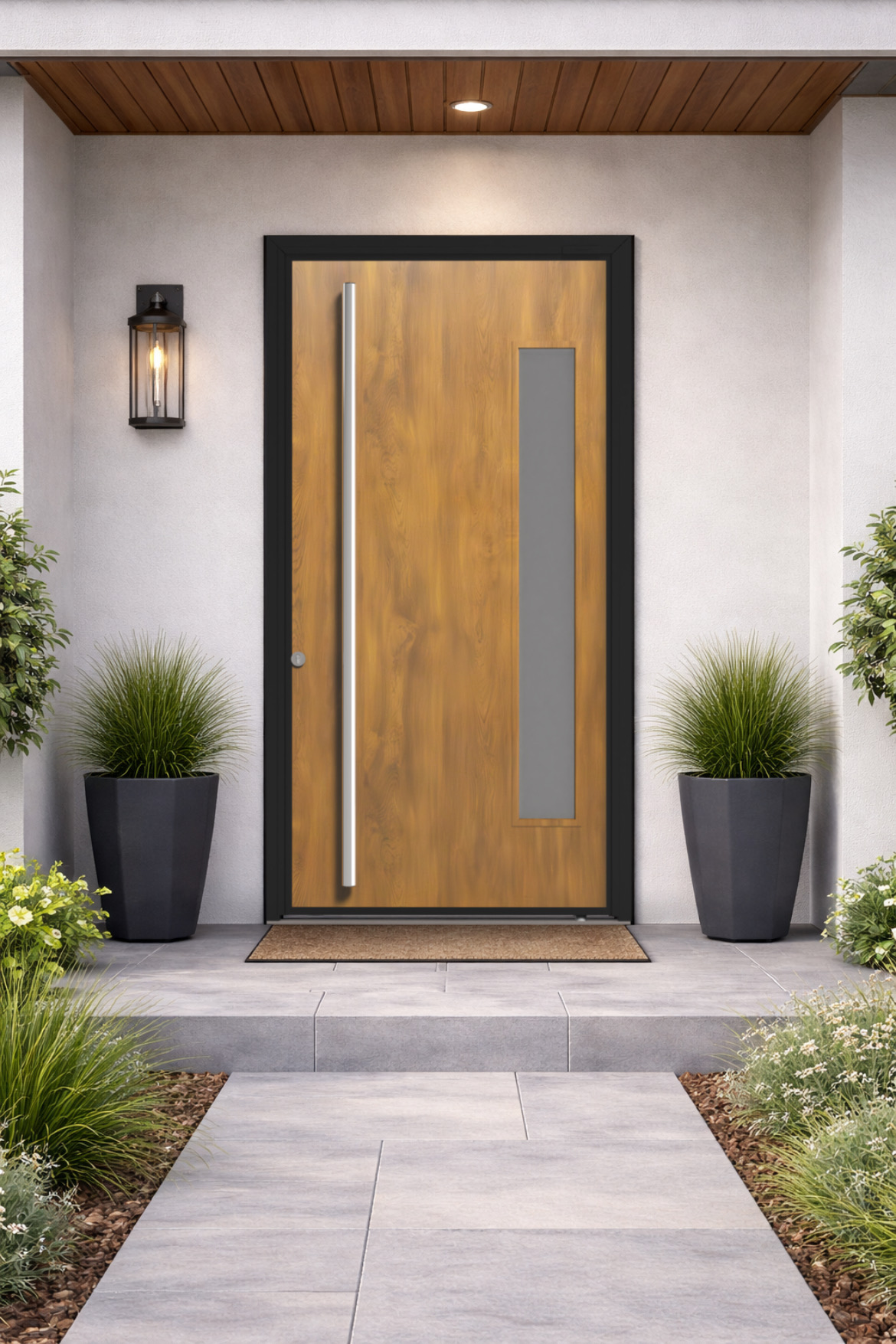 PAVIR Pivotante Roble marco negro34 IA